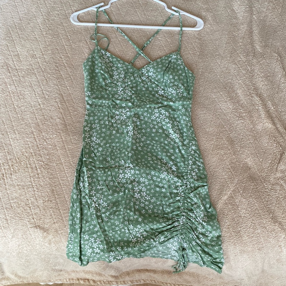 Green Floral Dress